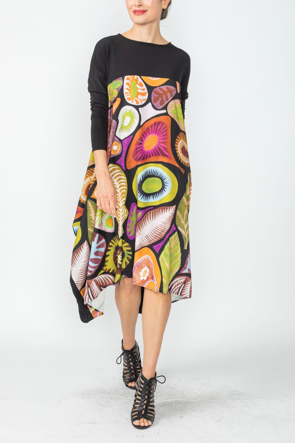 IC COLLECTION Dress - 6693D - MULTI