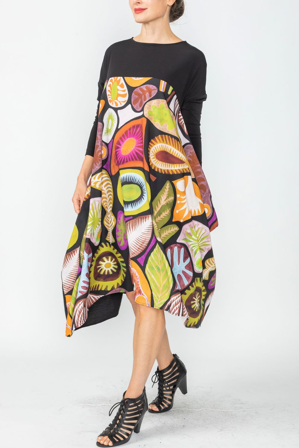 IC COLLECTION Dress - 6693D - MULTI
