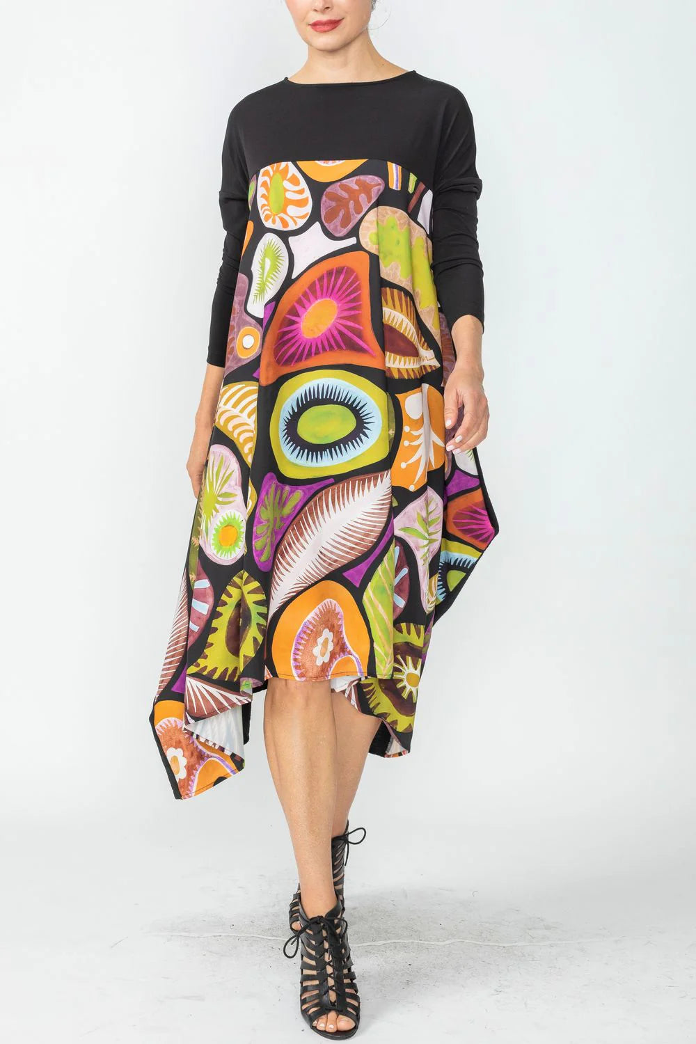 IC COLLECTION Dress - 6693D - MULTI