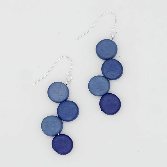 SYLCA Blue Ombre Eva Dangle Earrings