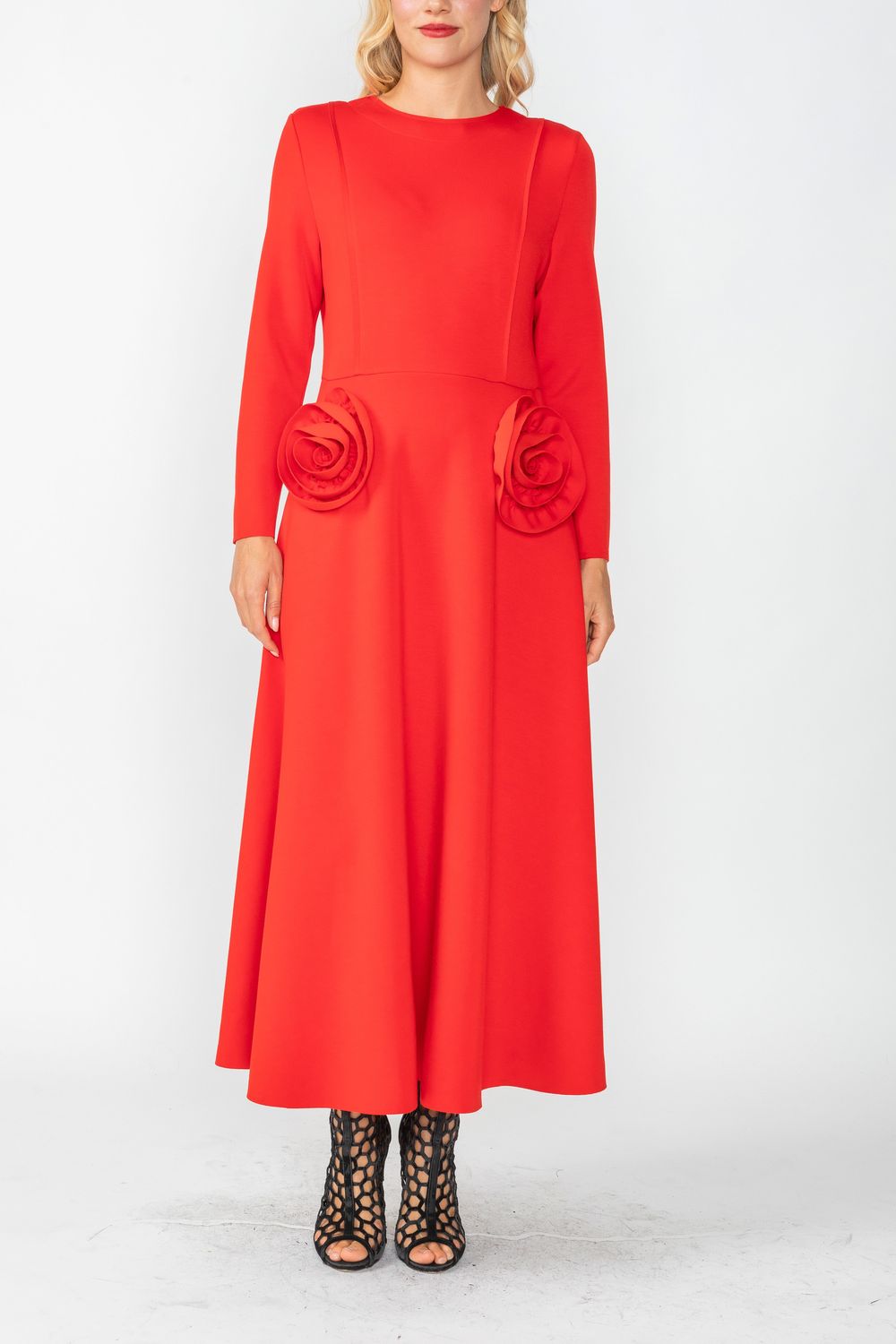IC COLLECTION Dress - 6701D - RED
