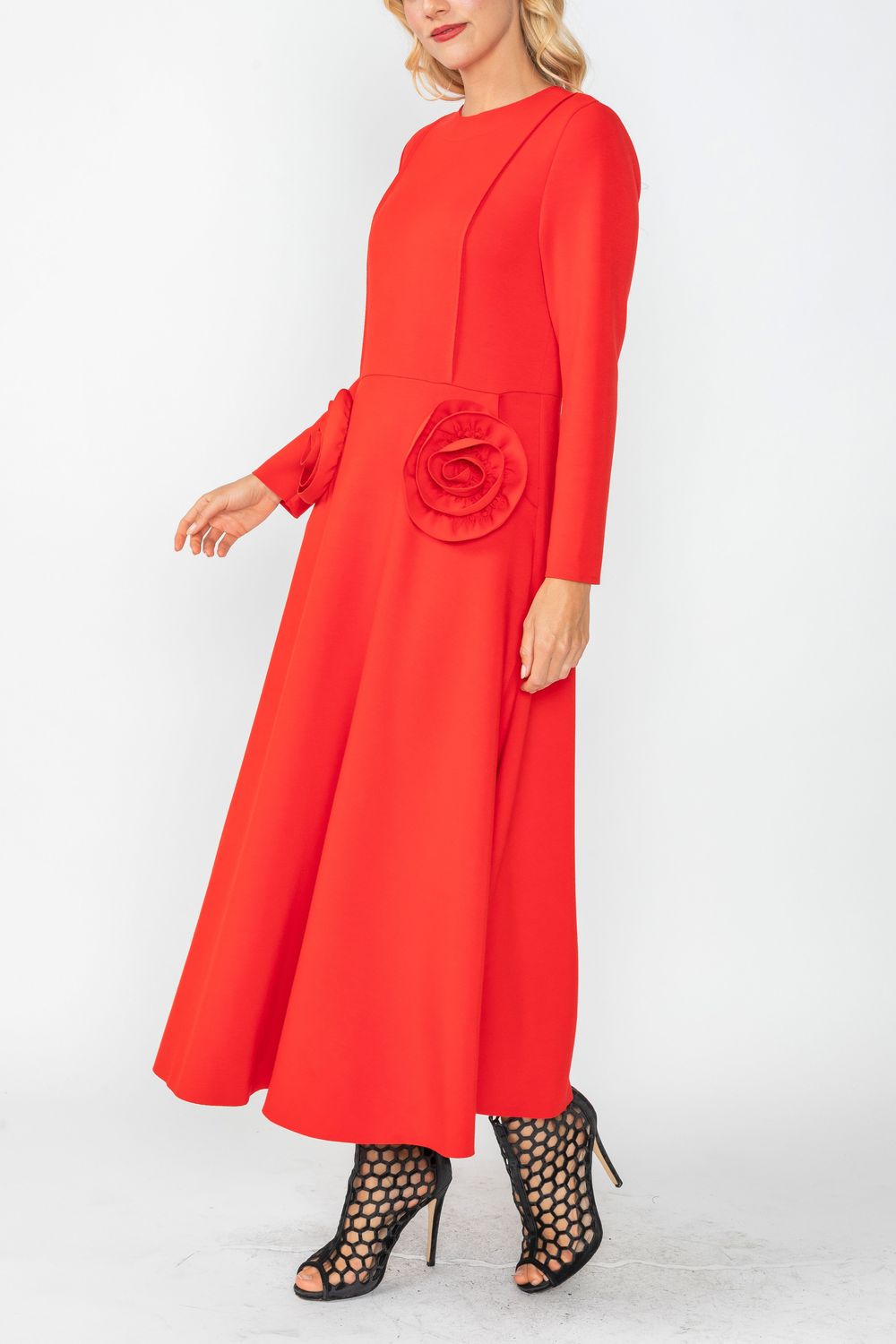 IC COLLECTION Dress - 6701D - RED