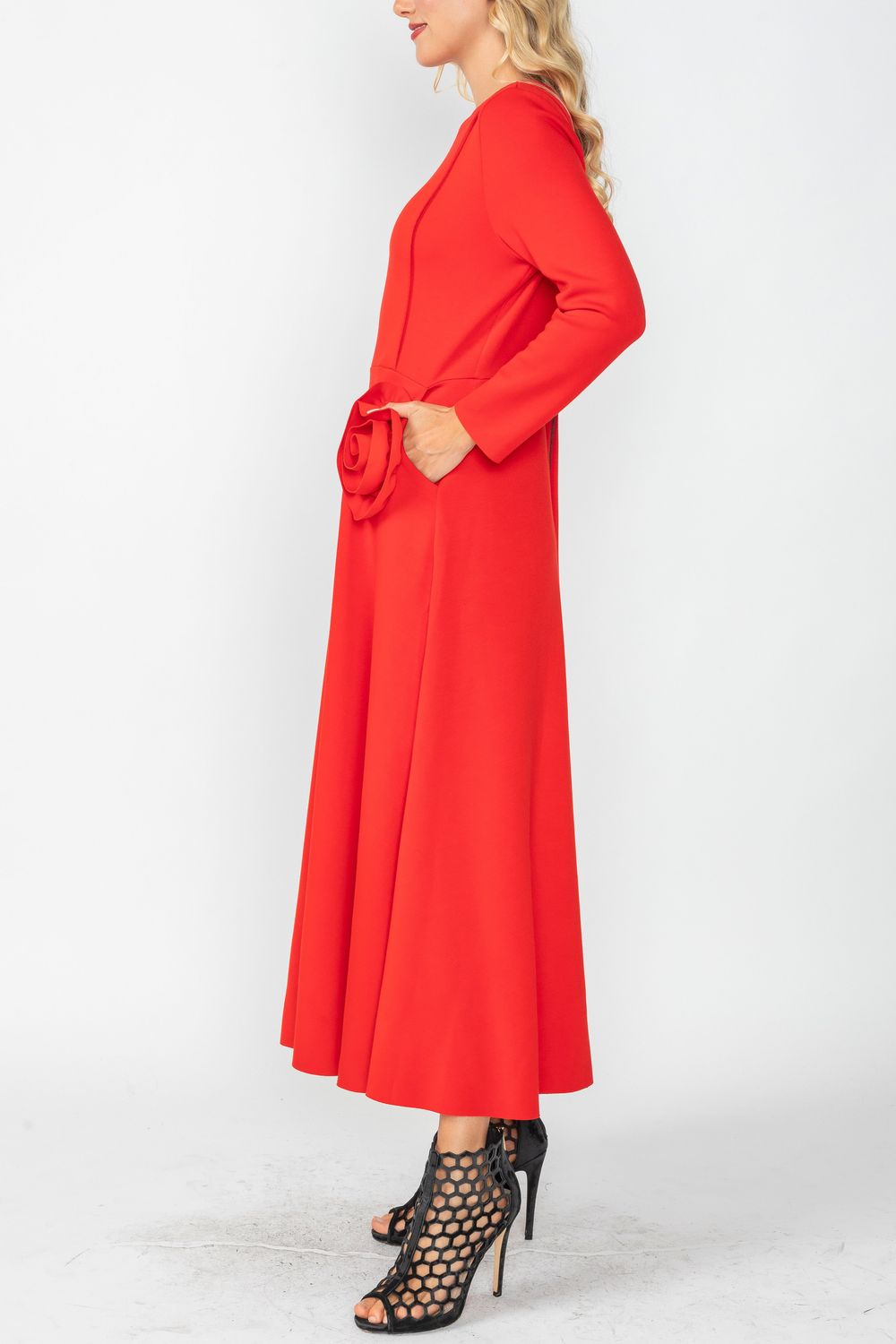 IC COLLECTION Dress - 6701D - RED