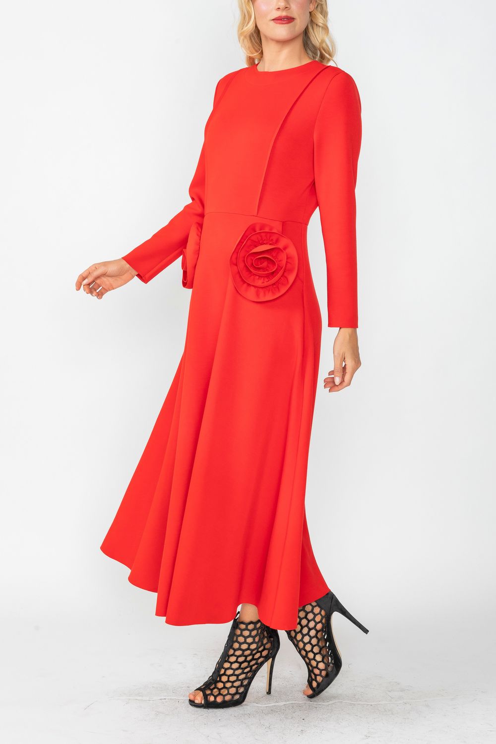 IC COLLECTION Dress - 6701D - RED