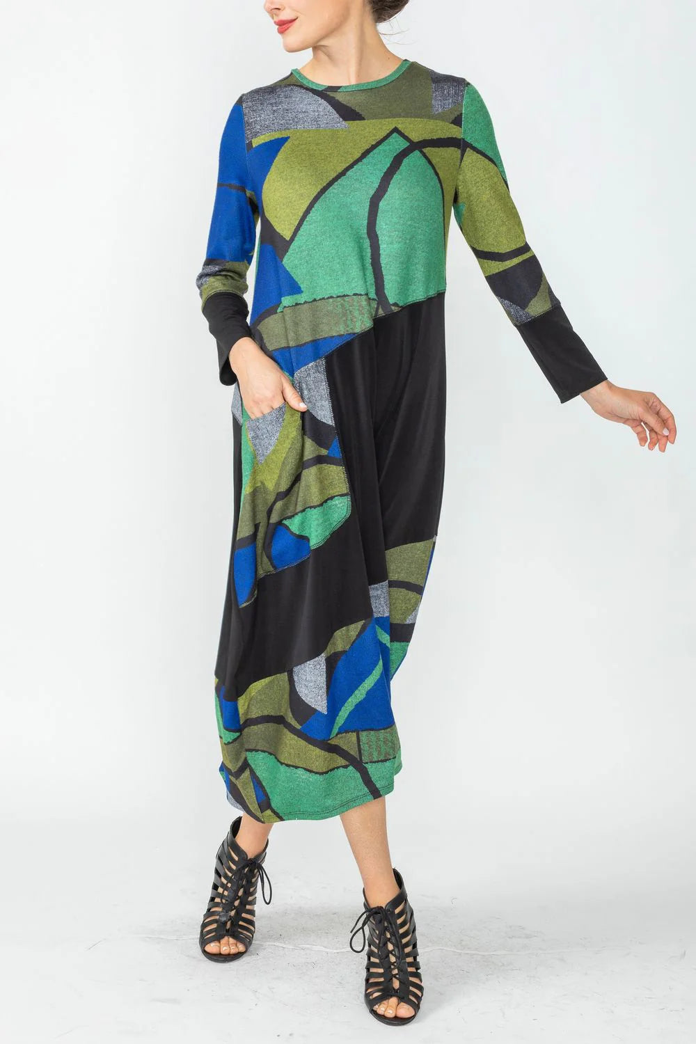 IC COLLECTION Dress - 6708D - MULTI