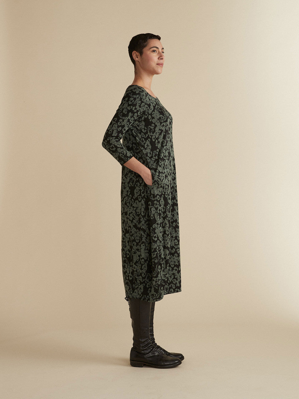 CUT LOOSE - Floral Jacquard 3/4 Slv - 6721654