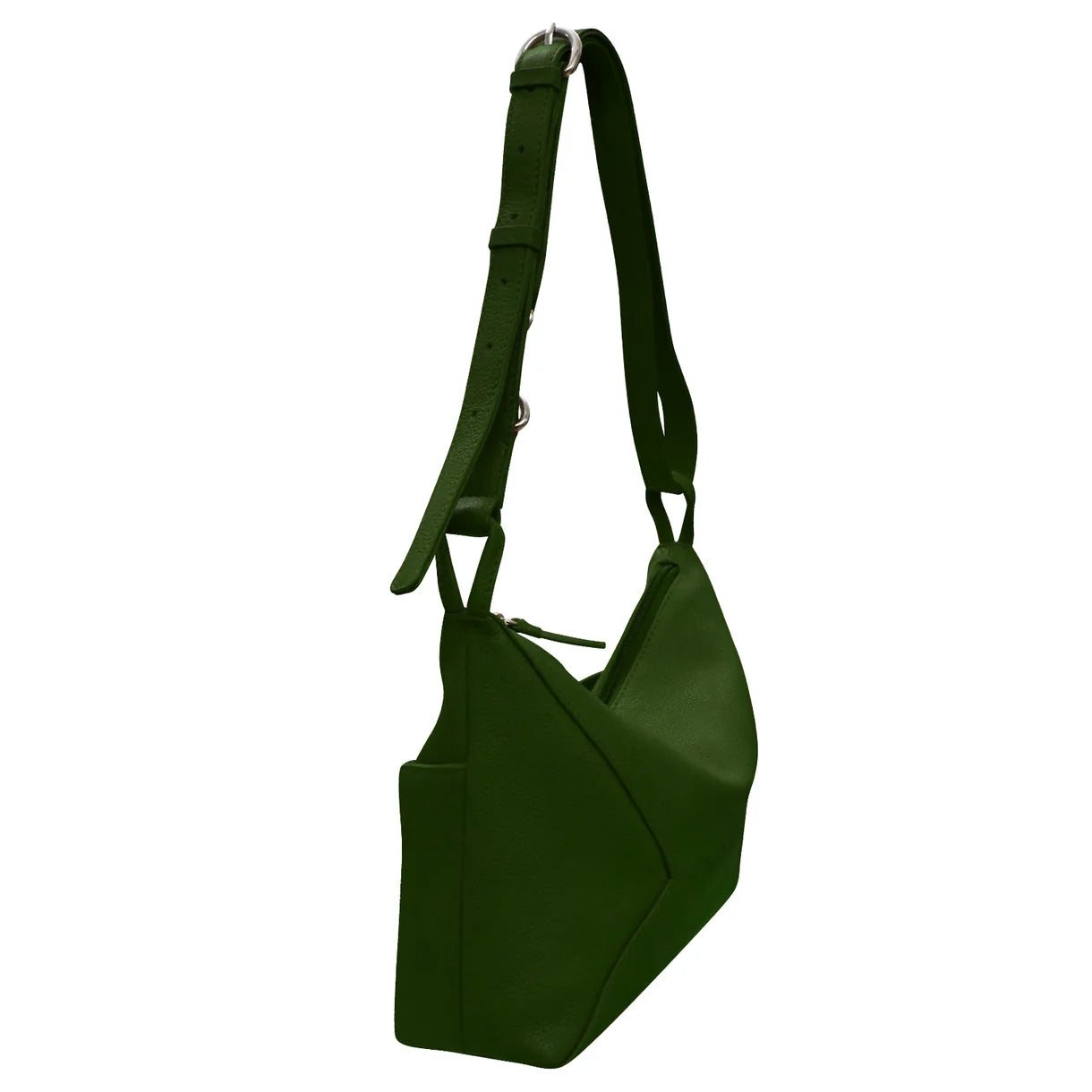 ili New York - SLOUCHY CONVERTIBLE SHOULDER BAG - 6722 - Hunter Green