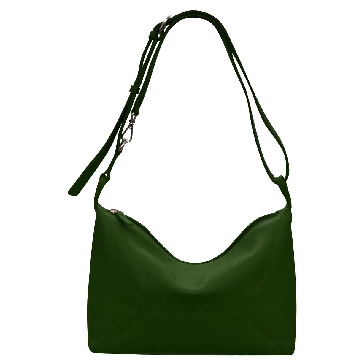 ili New York - SLOUCHY CONVERTIBLE SHOULDER BAG - 6722 - Hunter Green