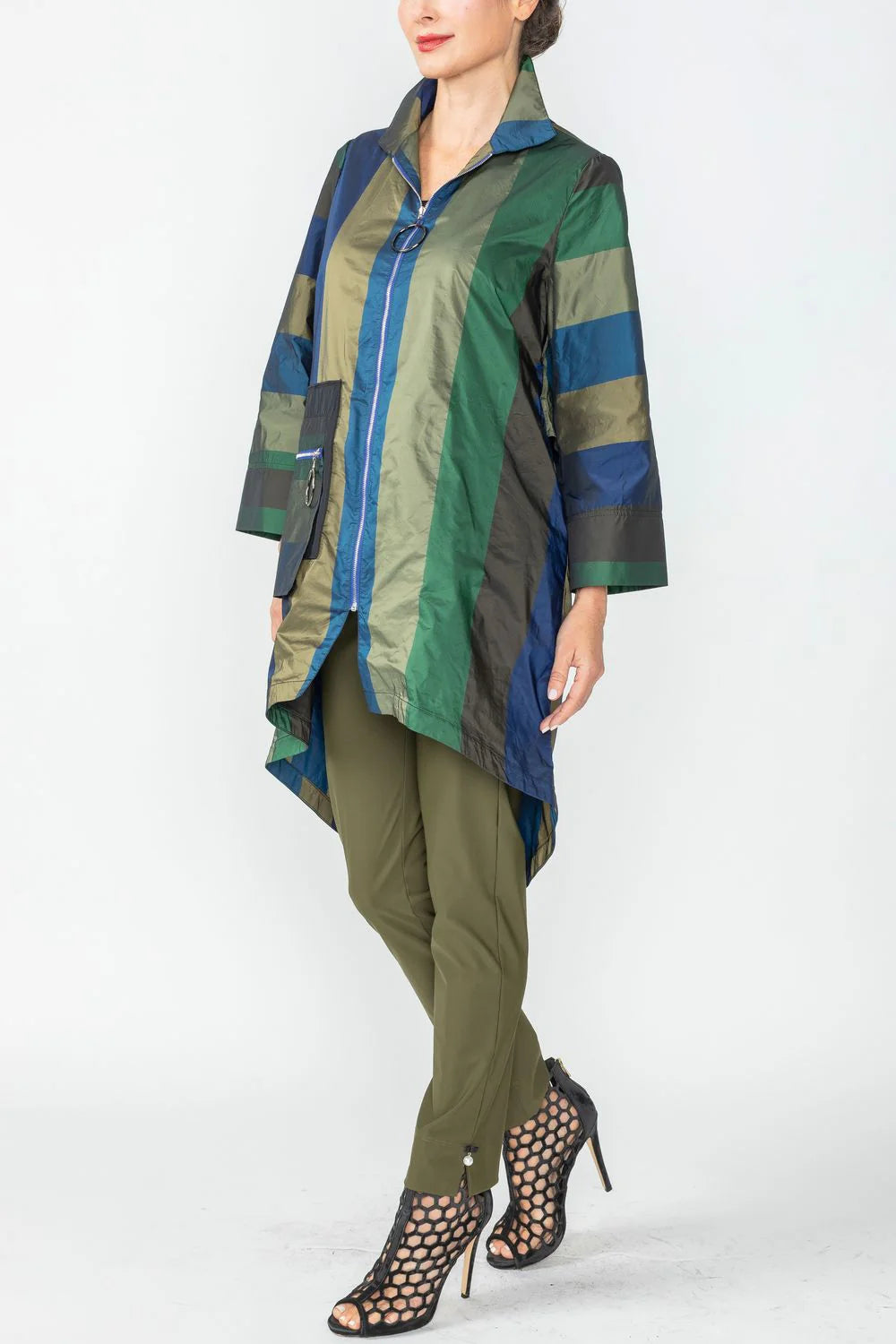 IC COLLECTION Blouse - 6739B - BLUE