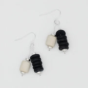 SYLCA Black Duel Drop Earring