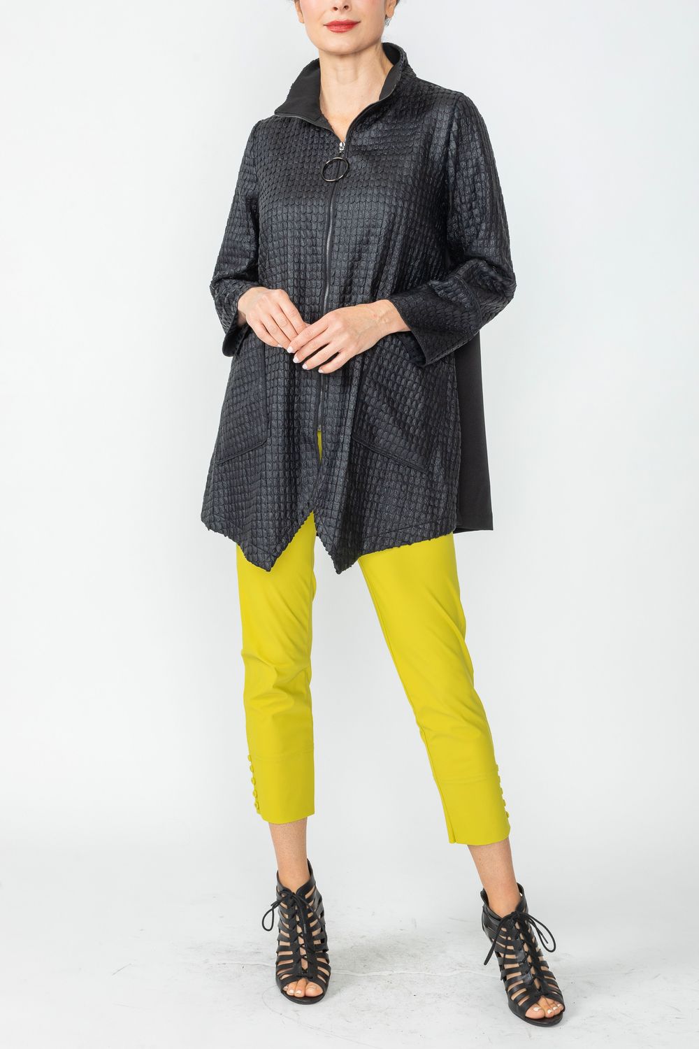 IC COLLECTION Jacket - 6751J - BLACK