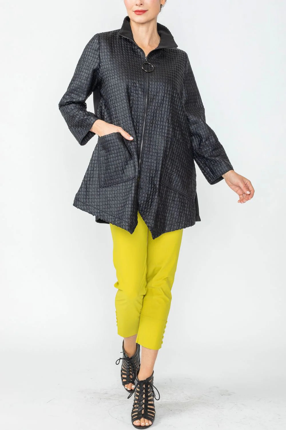 IC COLLECTION Jacket - 6751J - BLACK