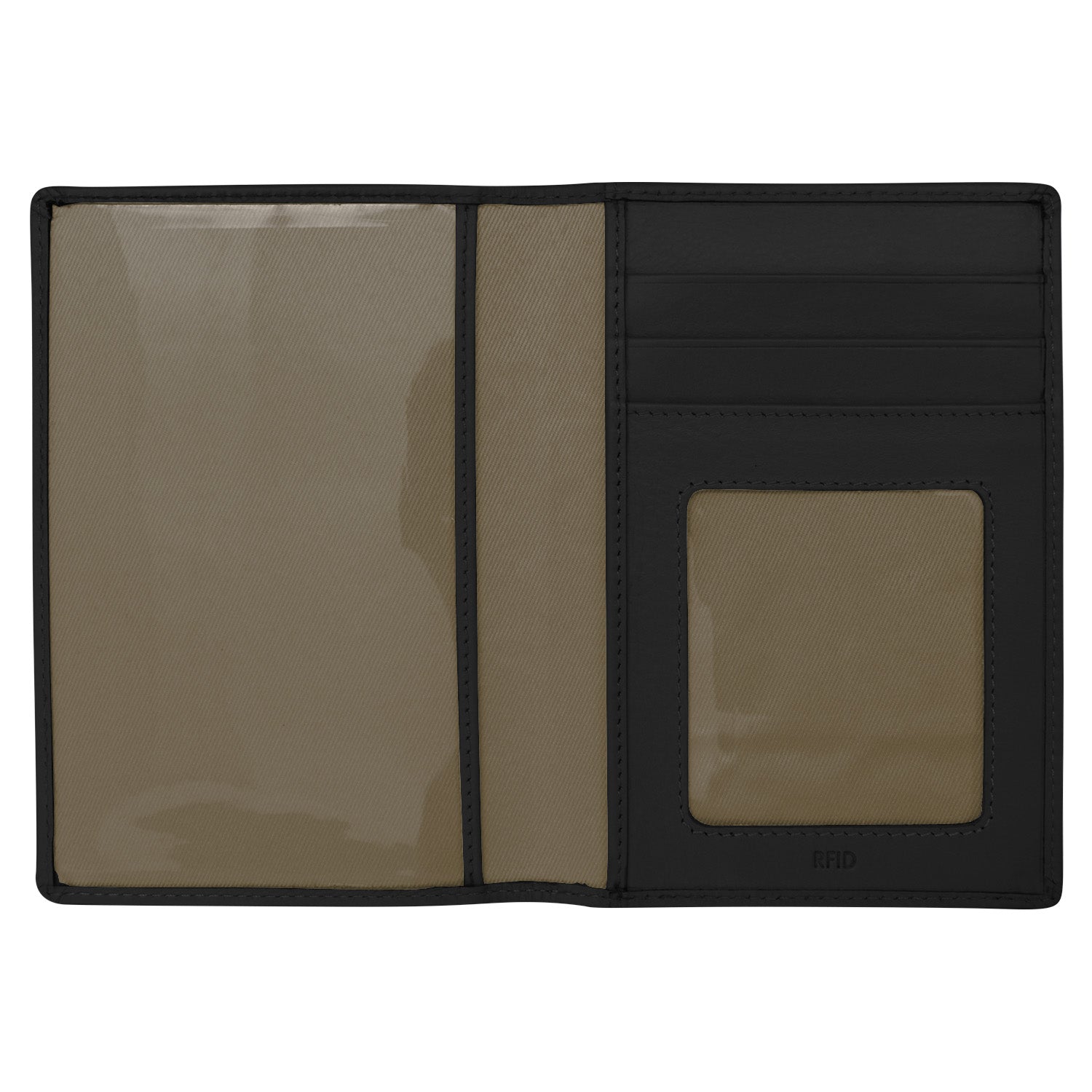 ili New York - PASSPORT WALLET - 6753 - Black