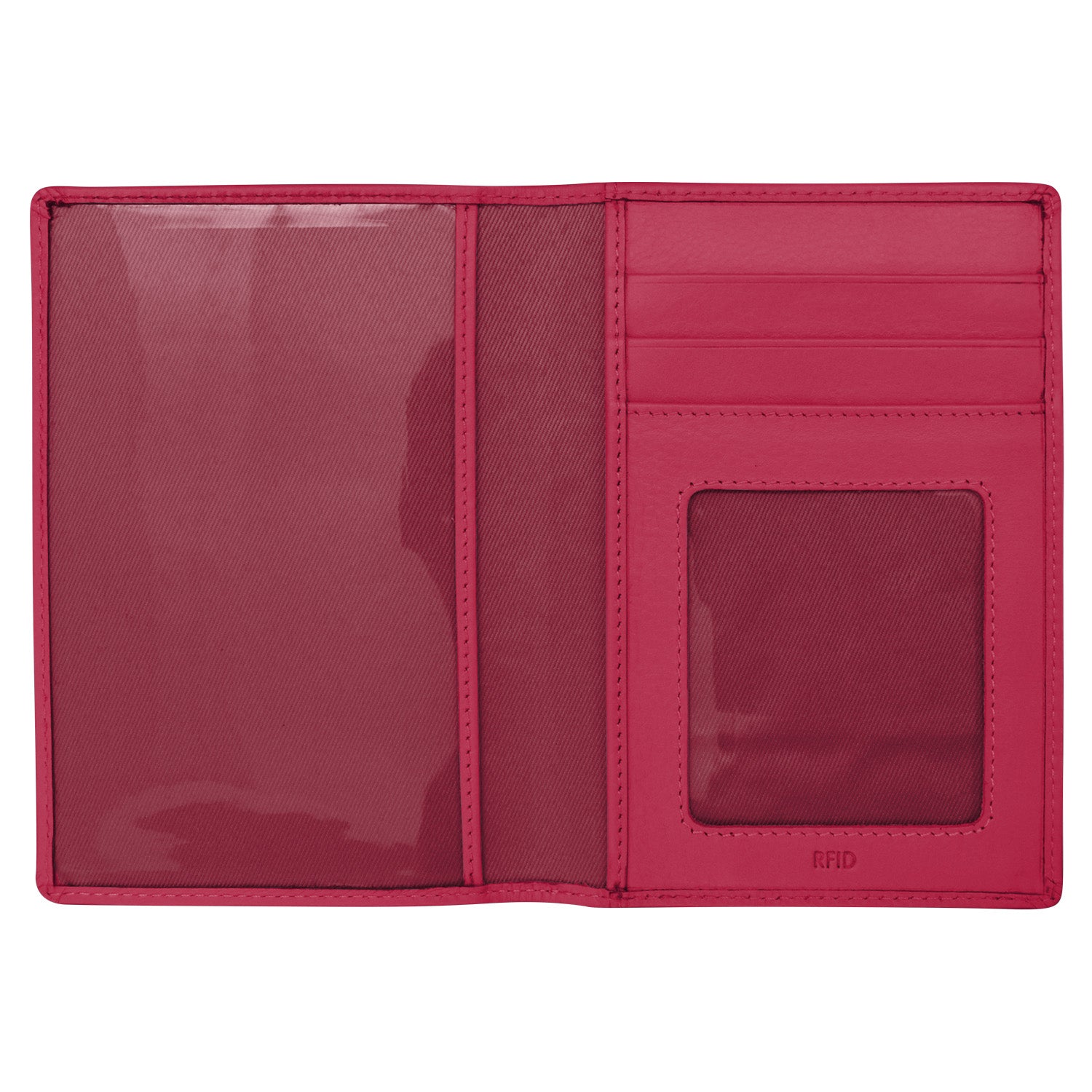 ili New York - PASSPORT WALLET - 6753 - Indian Pink
