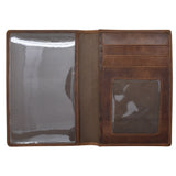 ili New York - PASSPORT WALLET - 6753 - Rustic Brown