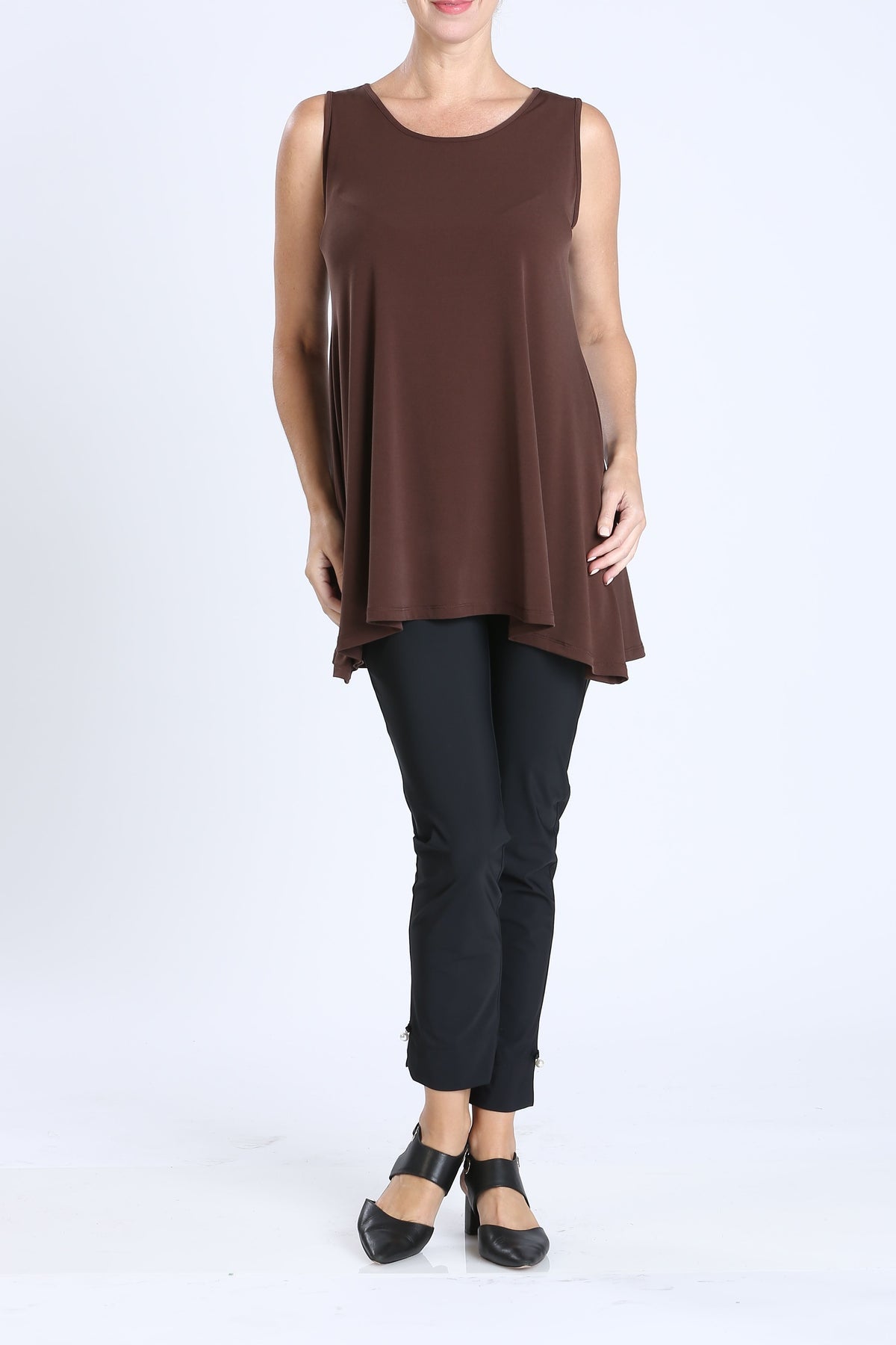 IC COLLECTION Top - 6822T -  BROWN