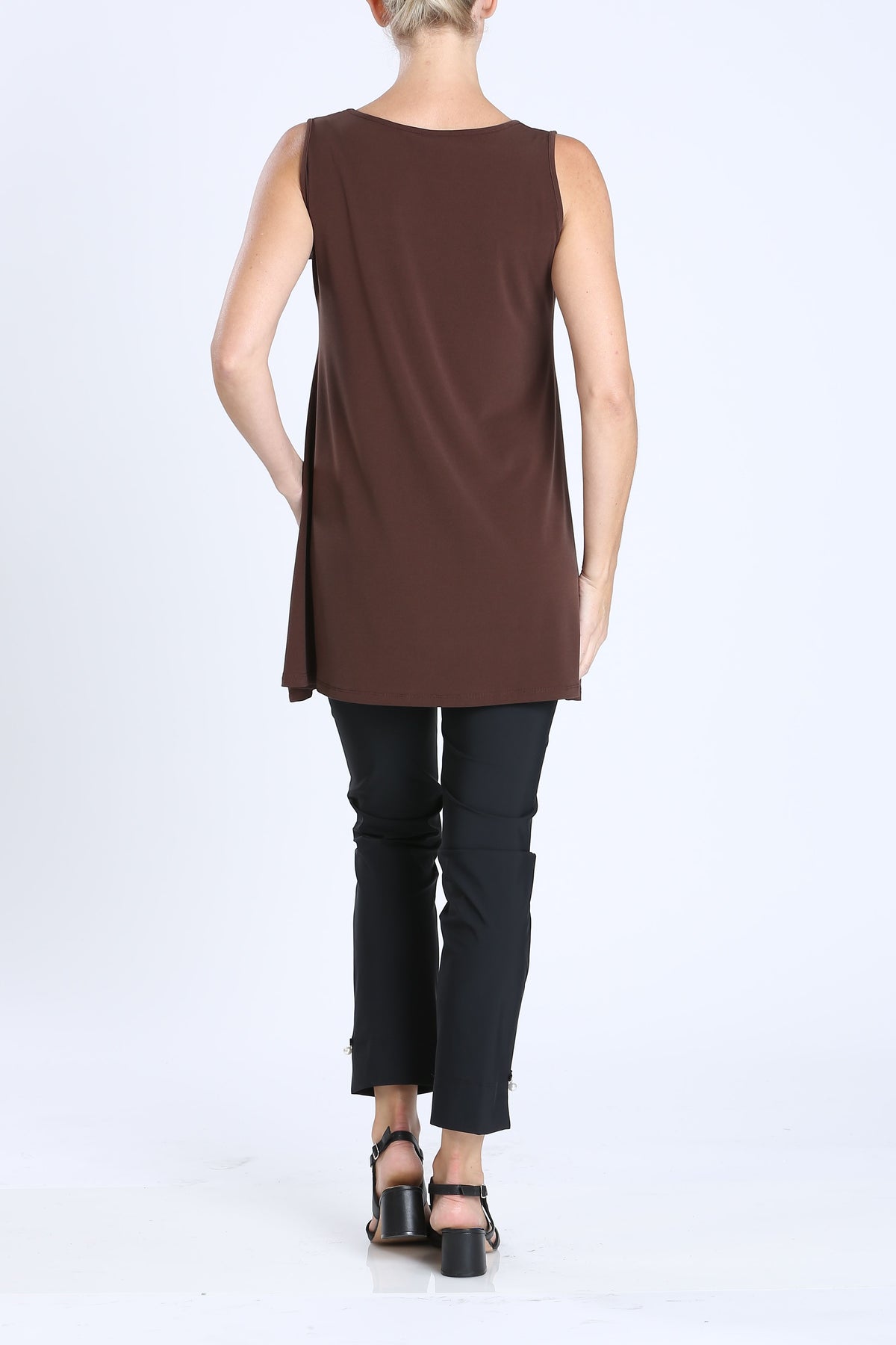 IC COLLECTION Top - 6822T -  BROWN