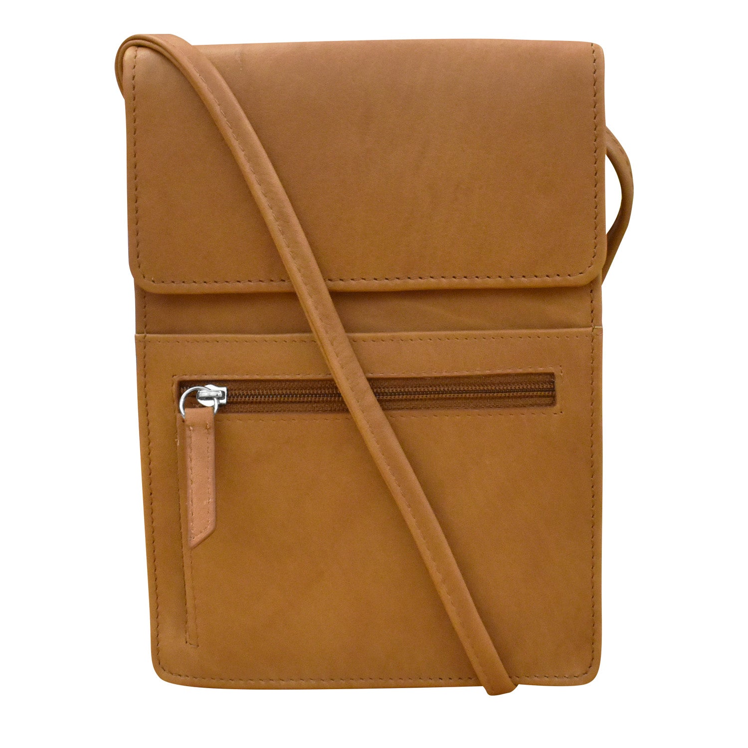 ili New York - ORGANIZER ON A STRING - 6824 - Antique Saddle