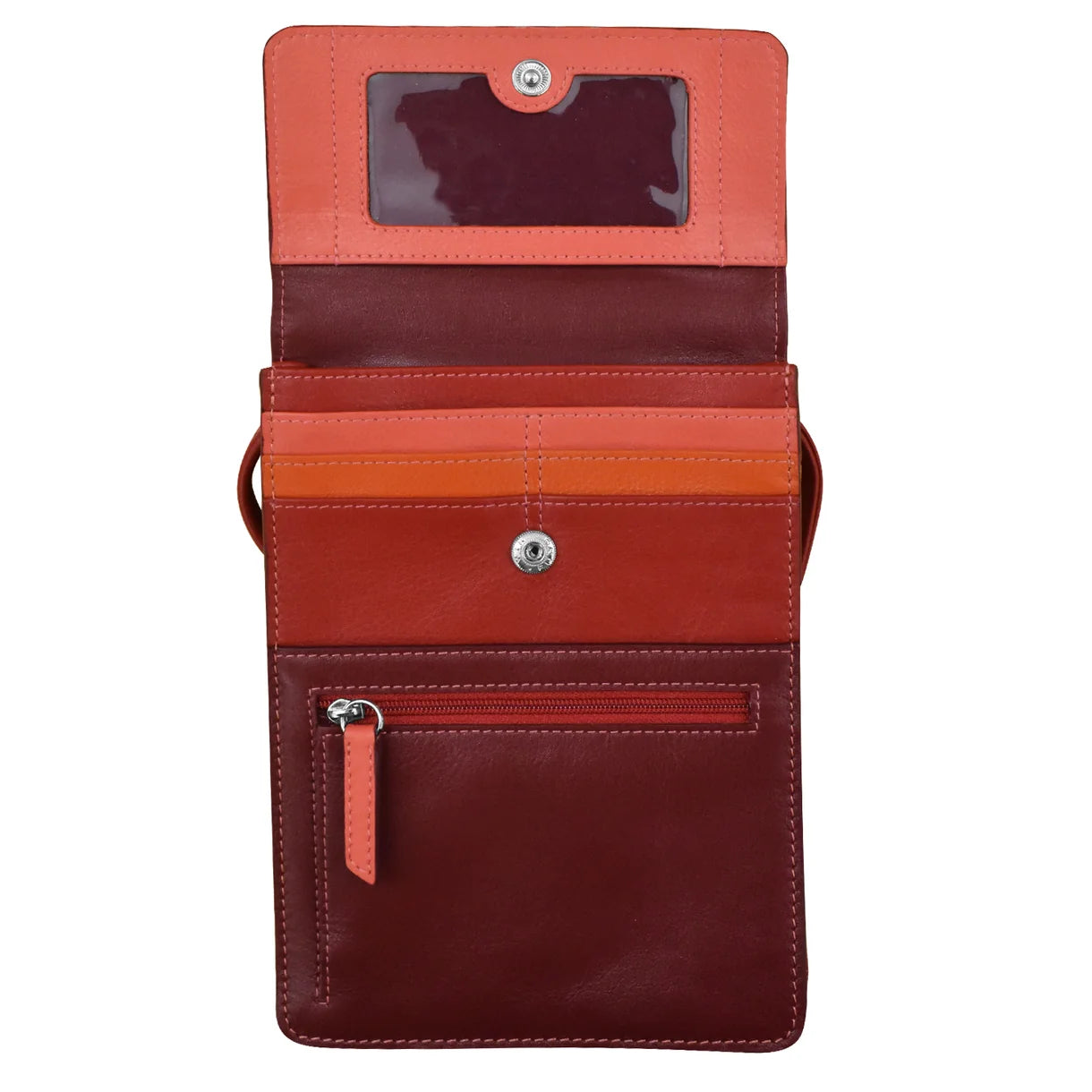 ili New York - ADJUSTABLE CROSSBODY ORGANIZER BAG - 6824 - Autumnal Multi