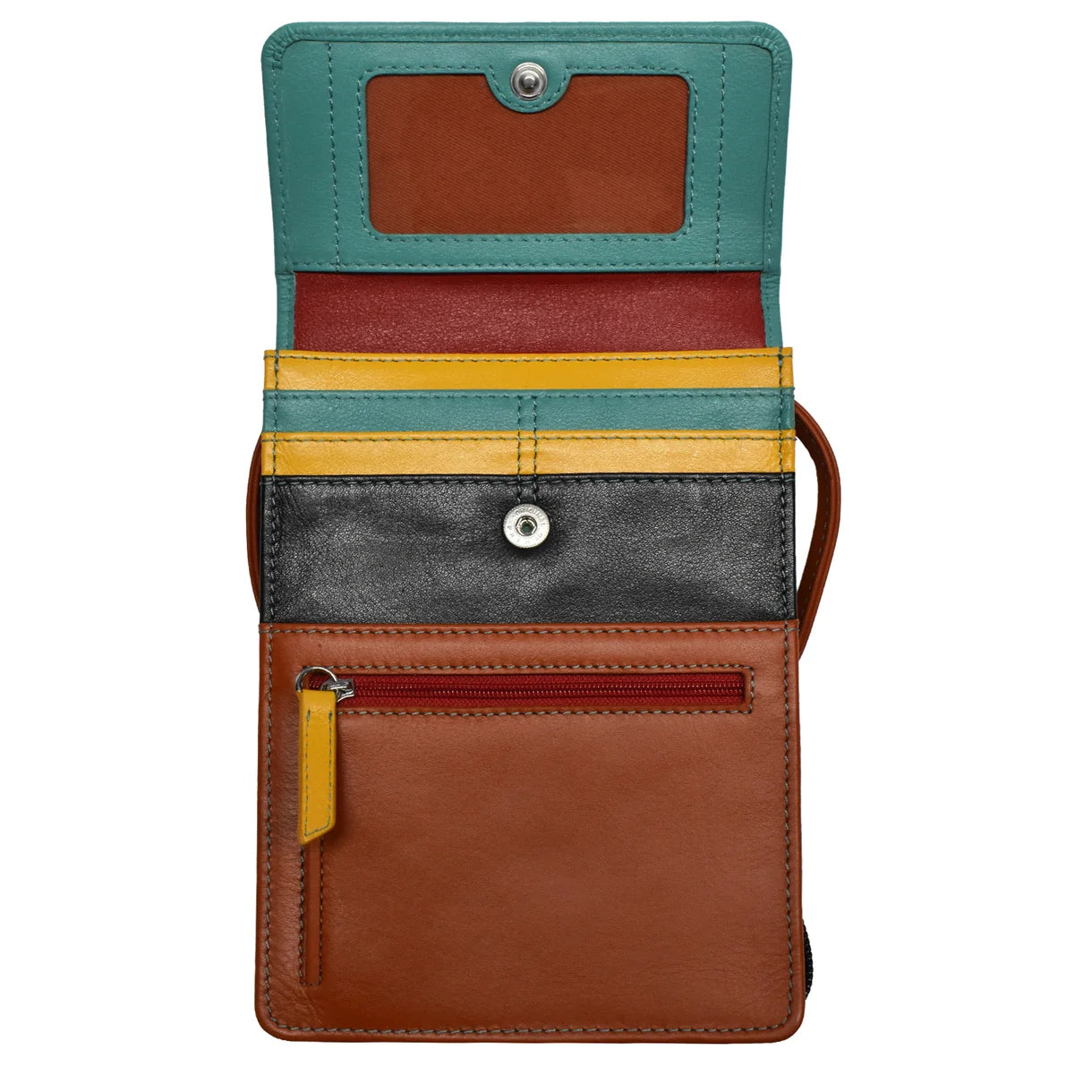 ili New York - ADJUSTABLE CROSSBODY ORGANIZER BAG - 6824 - Canyon Spice