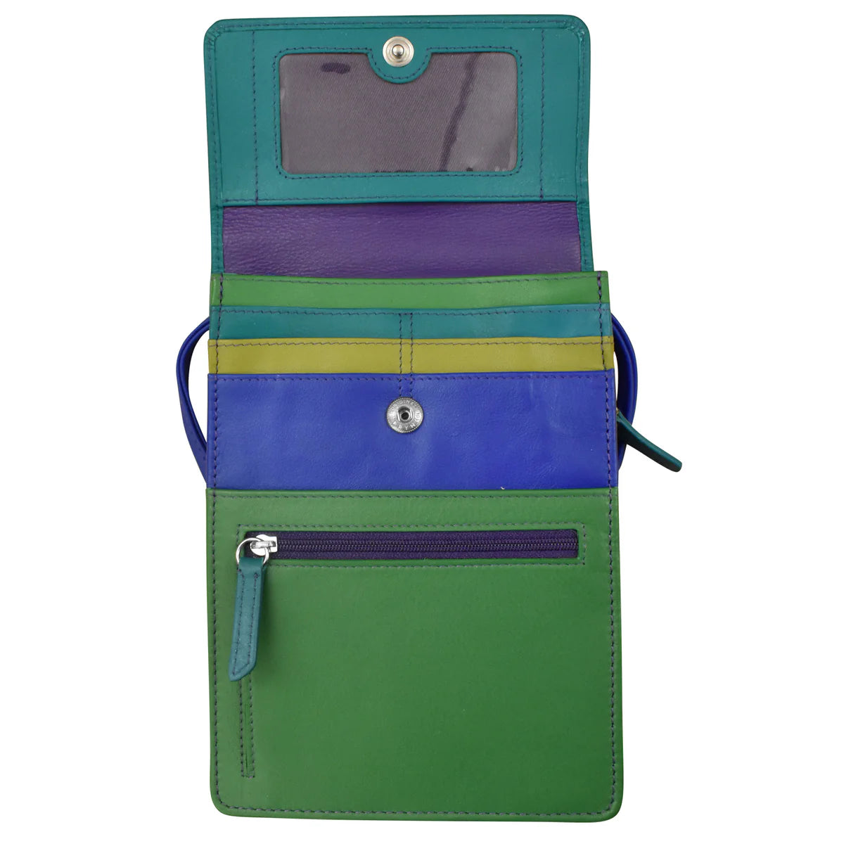 ili New York - CROSSBODY ORGANIZER BAG - 6824 - Cool Tropics