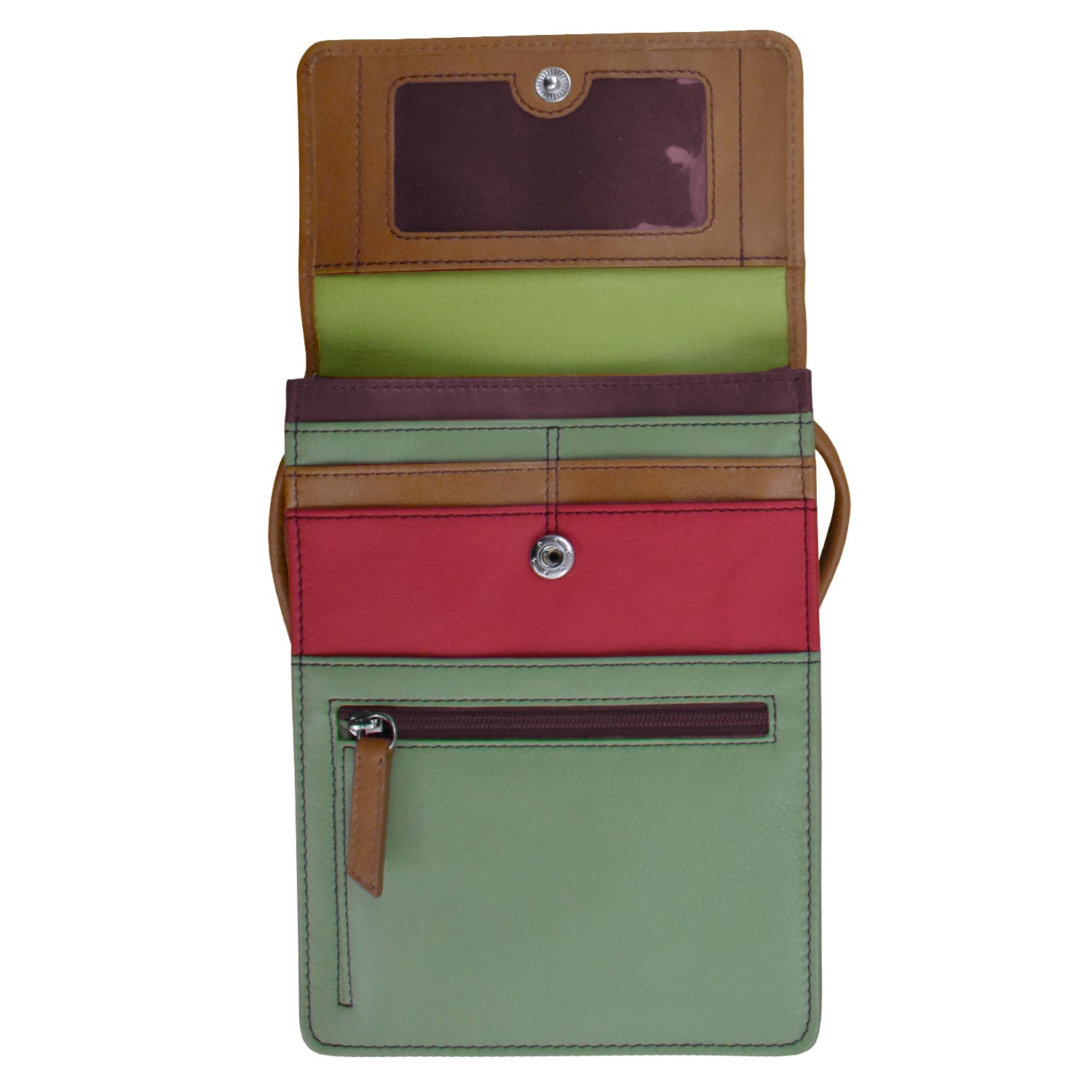 ili New York - ORGANIZER ON A STRING - 6824 - Sage Multi