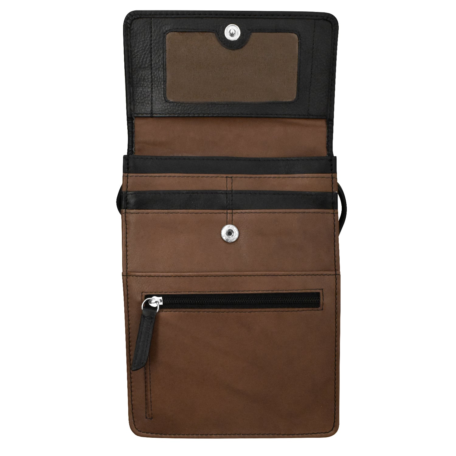 ili New York - ORGANIZER ON A STRING - 6824 - Toffee/Black