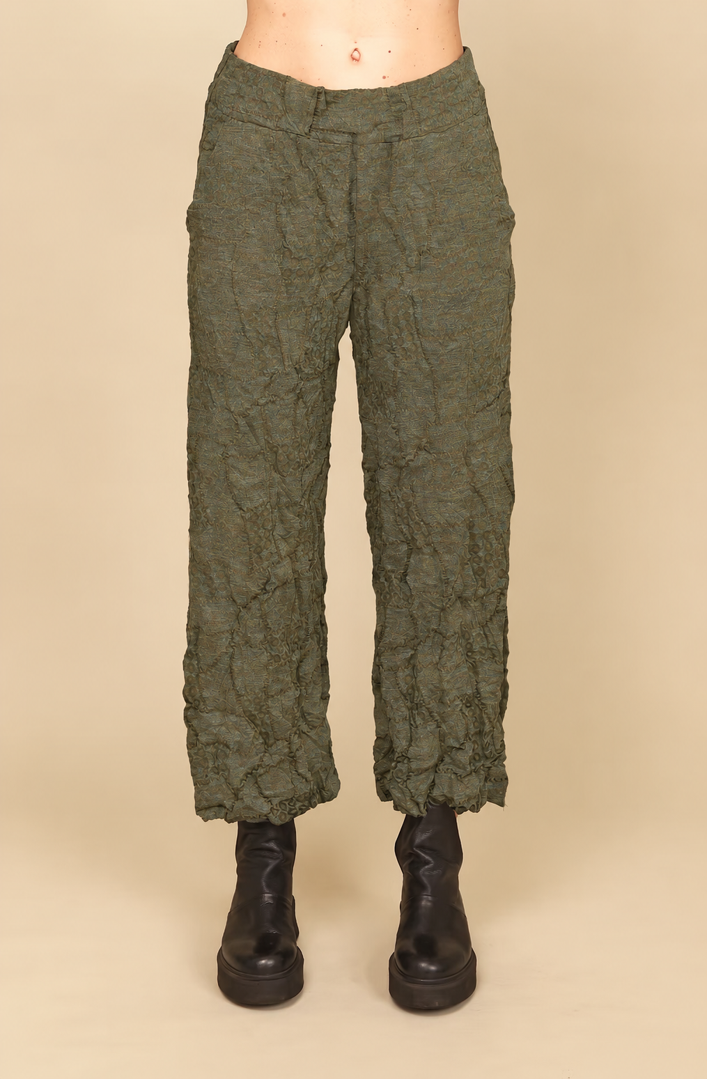 Chalet Recycled Crinkle Jersey Flowy Tilley Pant - C68355