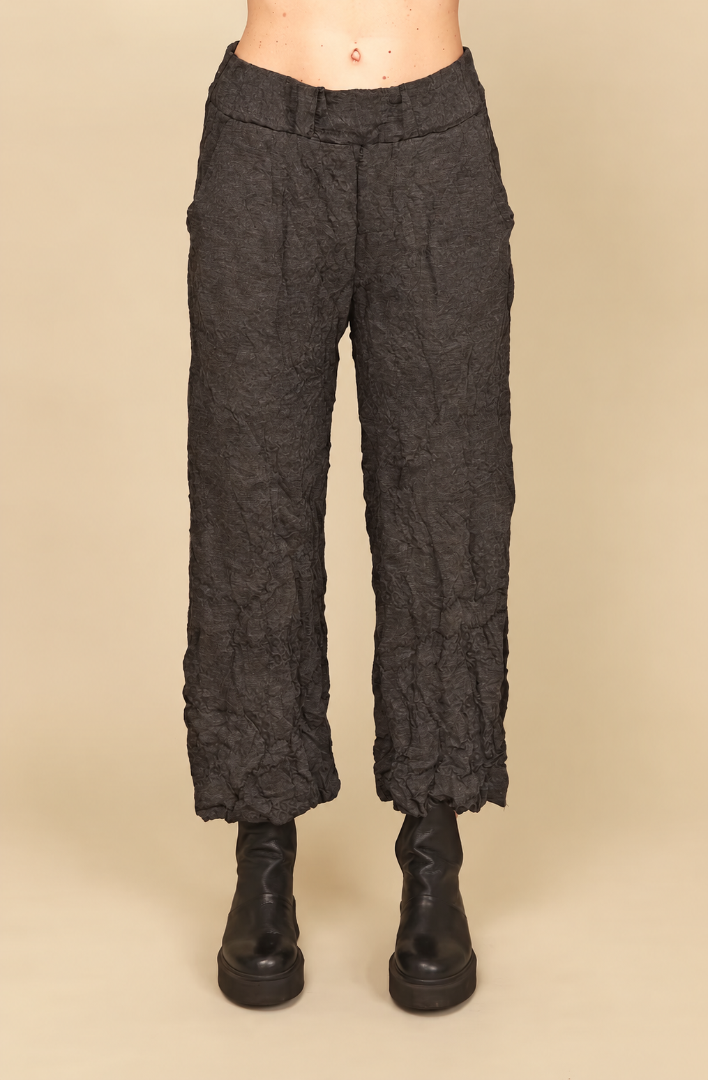 Chalet Recycled Crinkle Jersey Flowy Tilley Pant - C68355