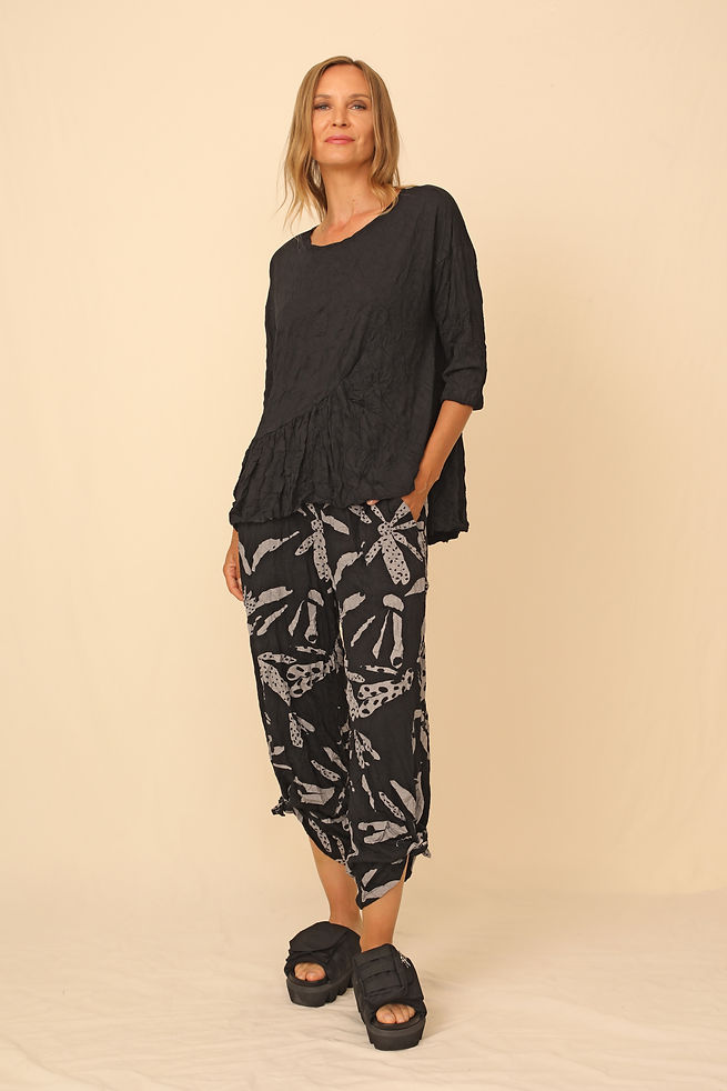 Chalet Lois Top - C52091 - BLACK