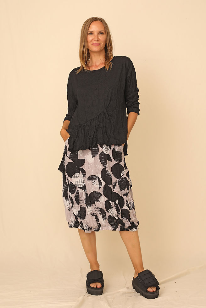 Chalet Lois Top - C52091 - BLACK