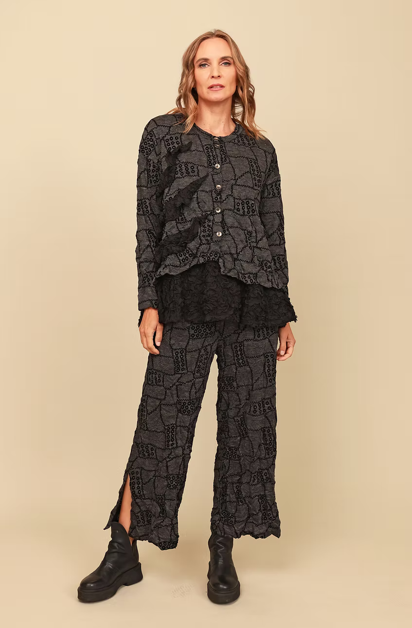 Chalet Recycled Crinkle Jersey Flowy Tilley Pant - C68355