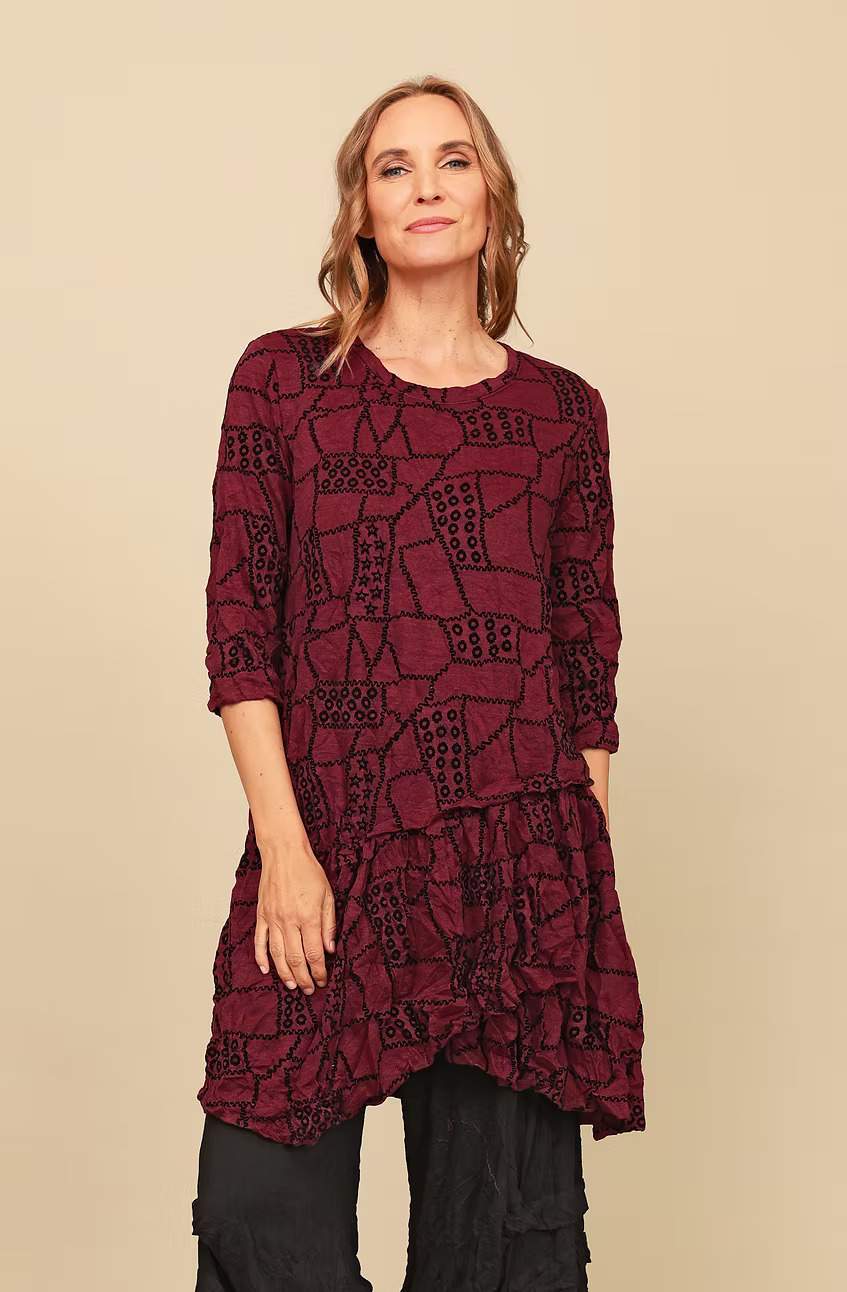 Chalet Ashton Recycled Crinkle Jersey Short Dress - CB66012