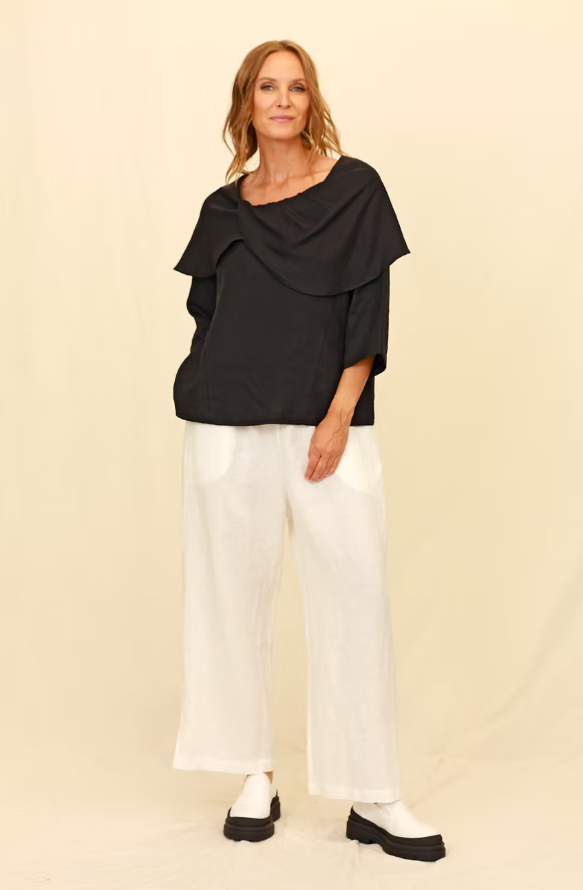 Chalet Sonnie Linen Fresco Top - H72802