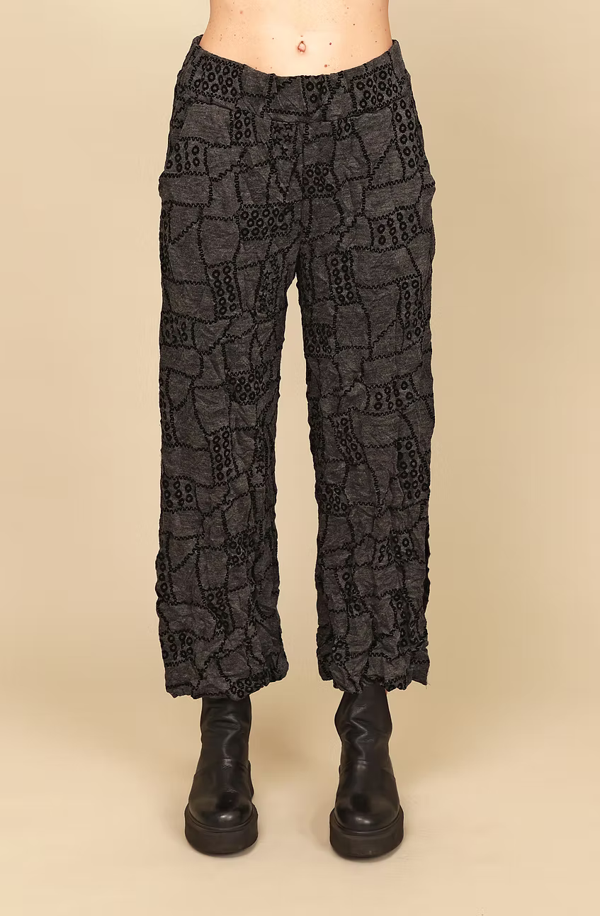 Chalet Recycled Crinkle Jersey Flowy Tilley Pant - C68355