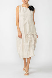 IC COLLECTION Dress - 6870D - TAUPE