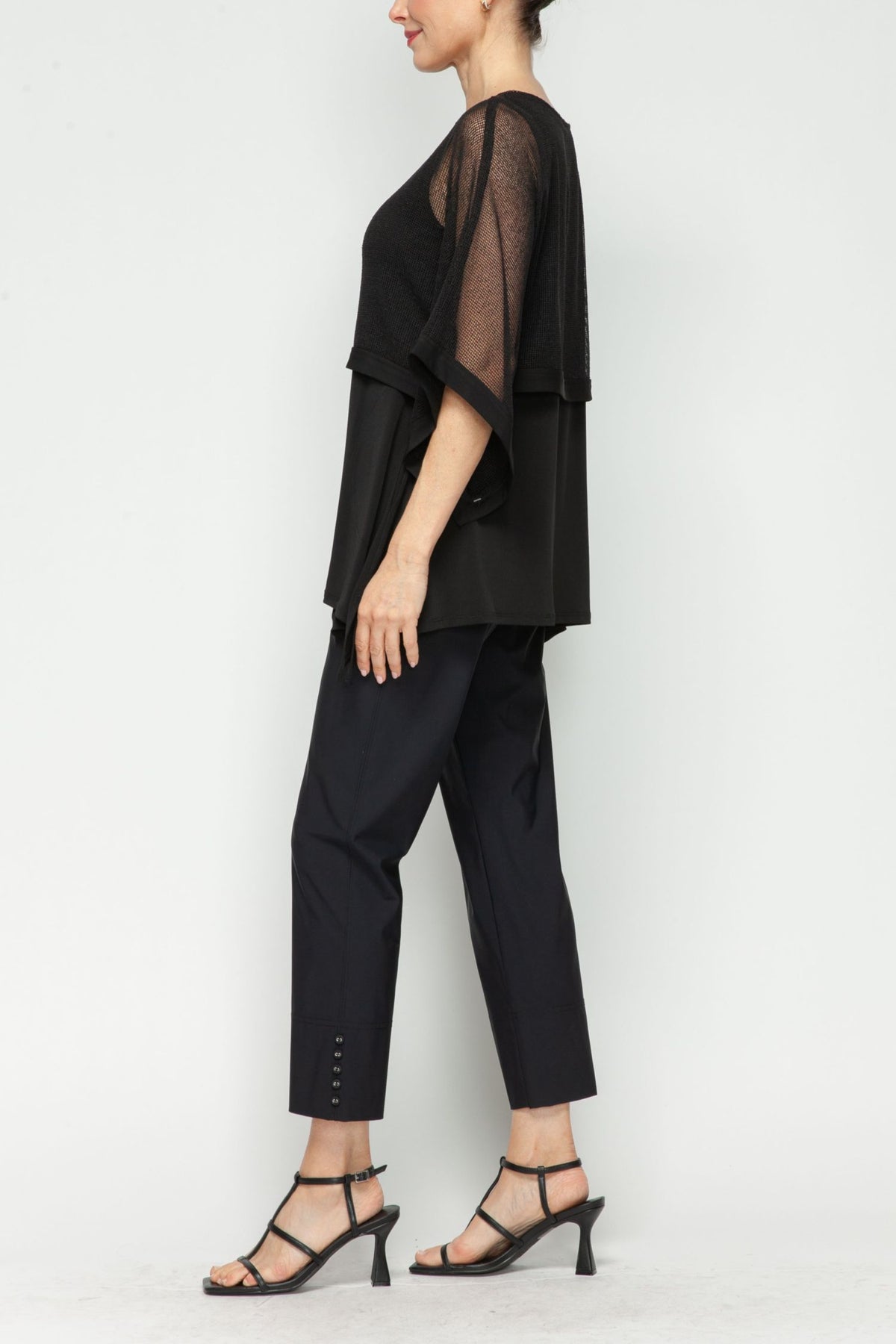 IC COLLECTION Top - 6879T - BLACK