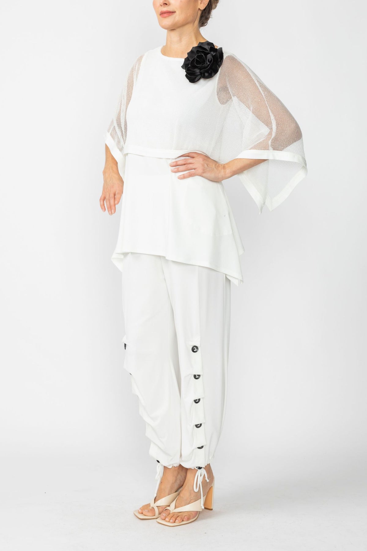 IC COLLECTION Top - 6879T - WHITE