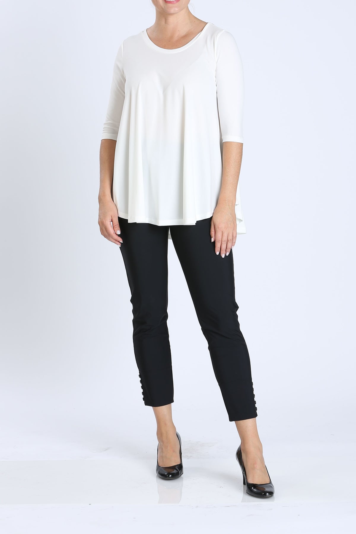 IC COLLECTION Top - 6899T - IVORY