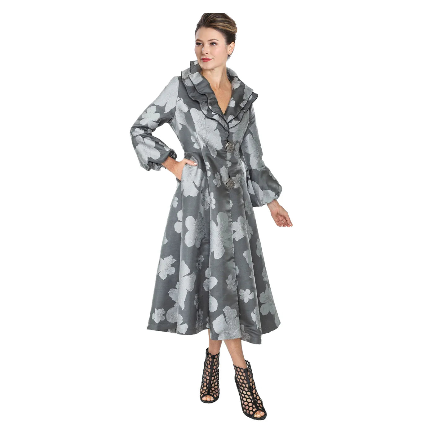 IC COLLECTION Jacket - 4764J - CHARCOAL