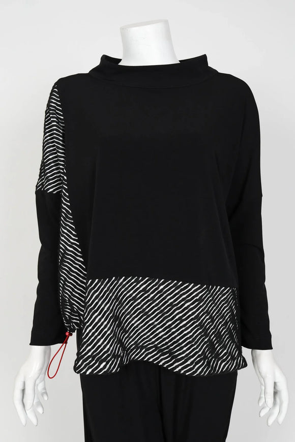 IC COLLECTION Top- 6901T- BLACK