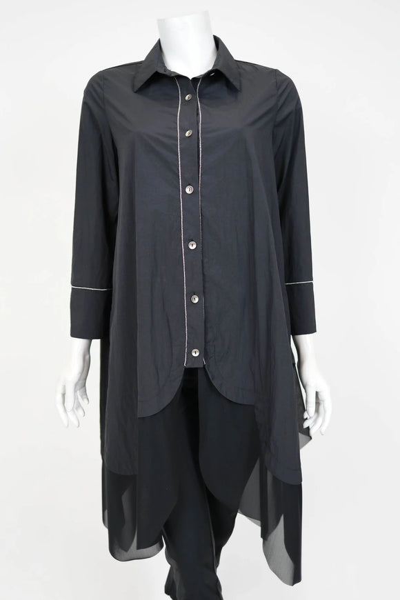 IC COLLECTION Blouse - 6918B - BLACK