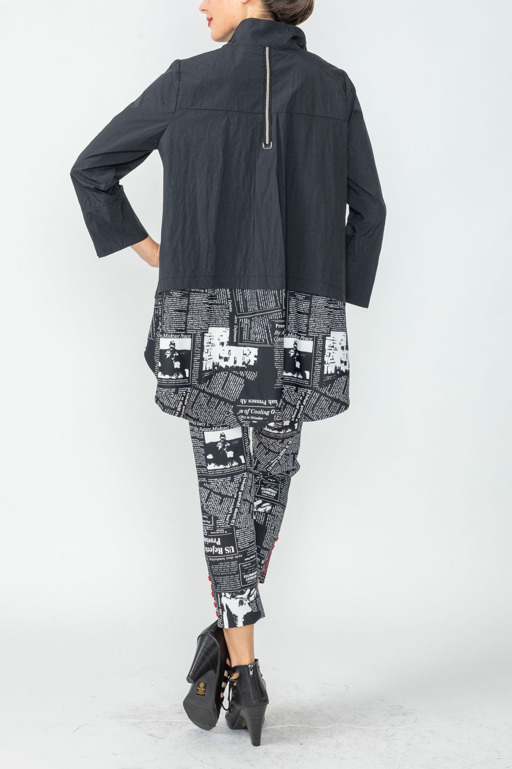 IC COLLECTION Blouse - 6919B - BLACK