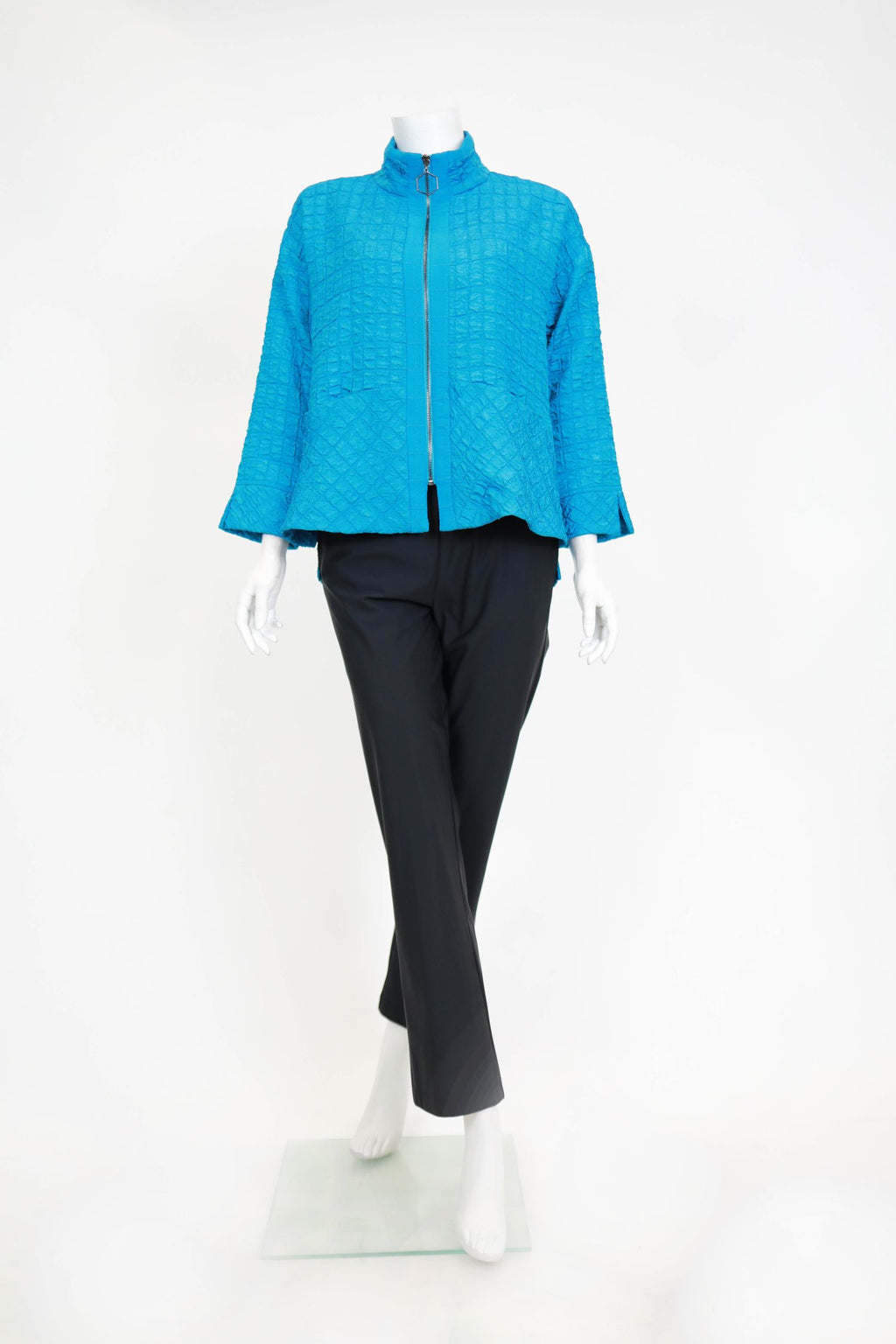 IC COLLECTION Jacket - 6920J - TURQUOISE