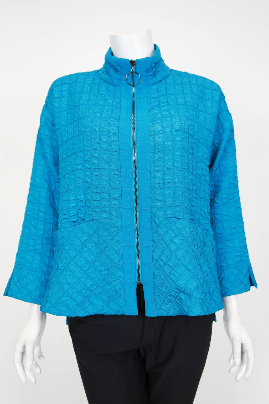 IC COLLECTION Jacket - 6920J - TURQUOISE