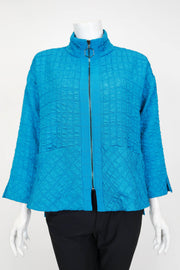 IC COLLECTION Jacket - 6920J - TURQUOISE