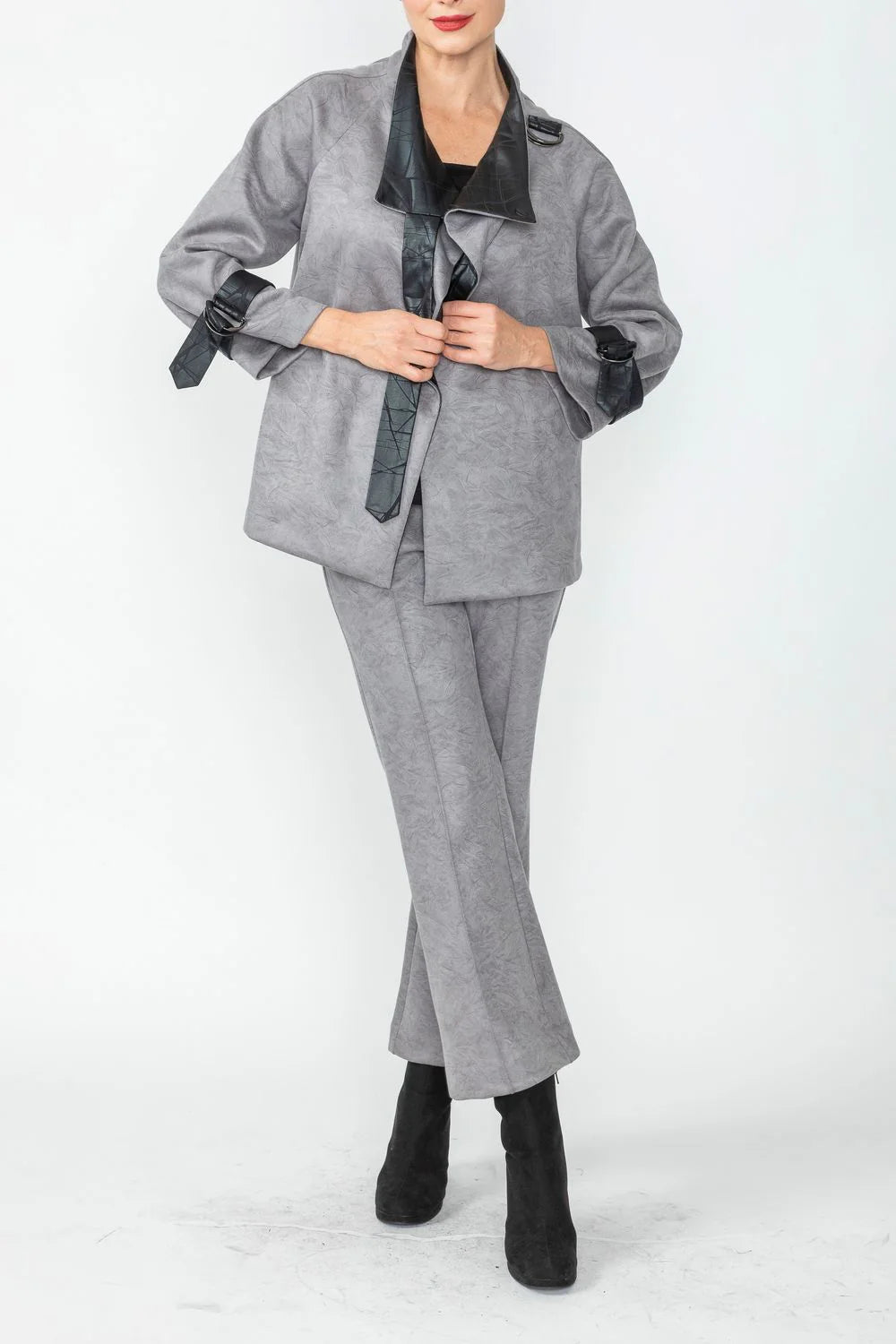 IC COLLECTION Jacket - 6932J - GRAY