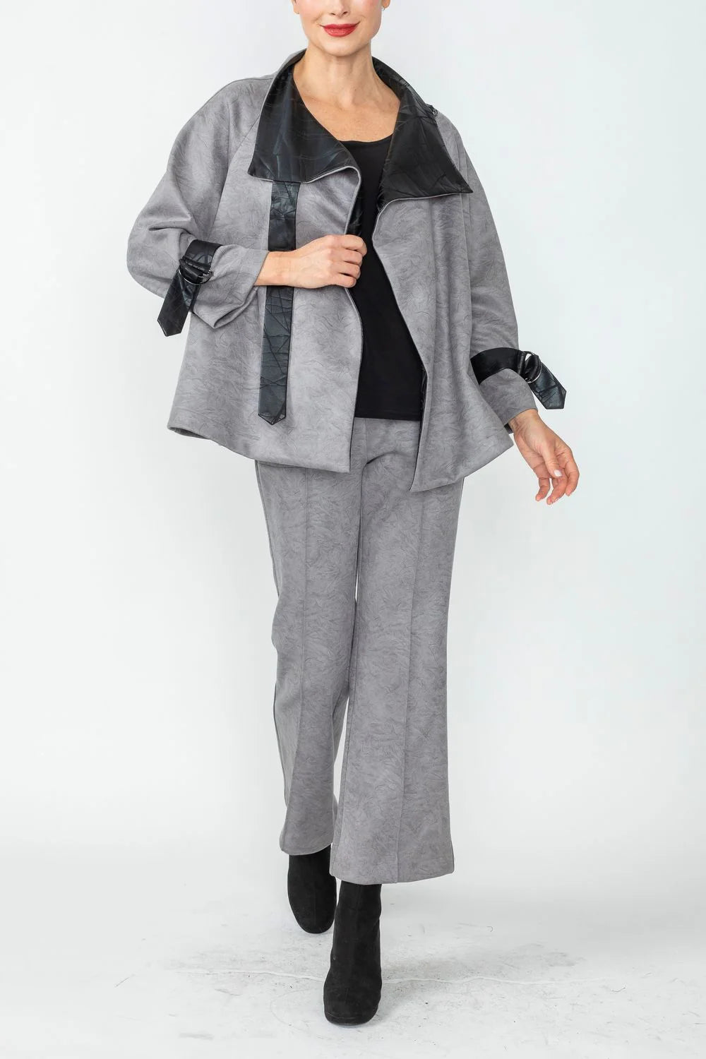 IC COLLECTION Jacket - 6932J - GRAY