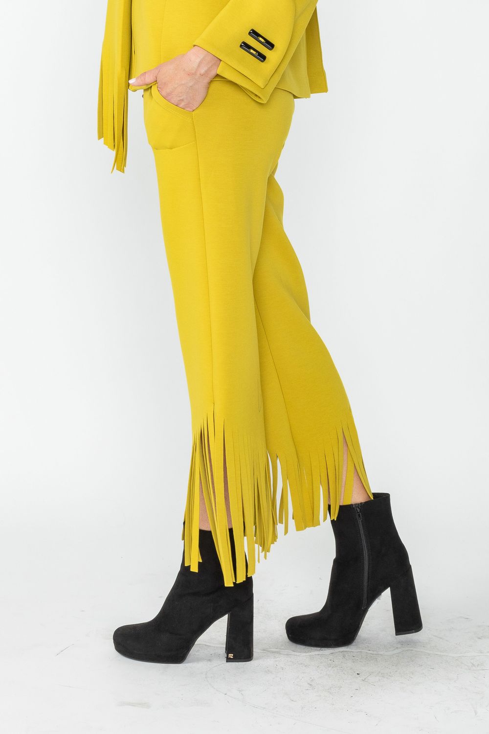 IC COLLECTION Pants - 6934P - MUSTARD