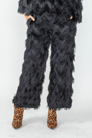 IC COLLECTION Pants - 6936P - BLACK